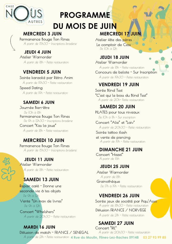Programme juin